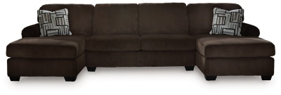 Kimlee Sectional with Double Chaise - Furniture 4 Less (Jacksonville, NC)