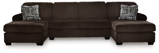 Kimlee Sectional with Double Chaise - Furniture 4 Less (Jacksonville, NC)