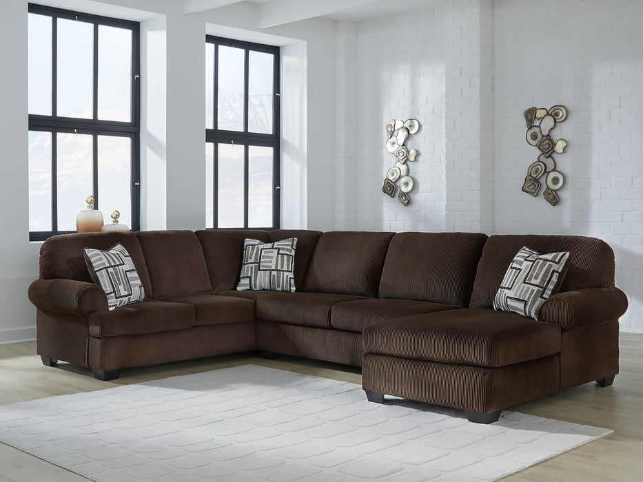 Kimlee Sectional with Chaise - Furniture 4 Less (Jacksonville, NC)