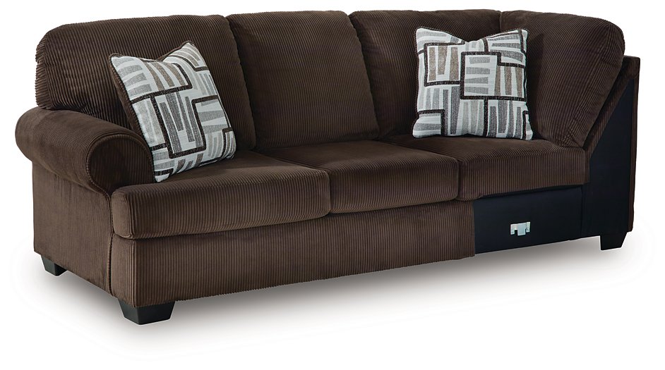 Kimlee Sectional with Chaise - Furniture 4 Less (Jacksonville, NC)