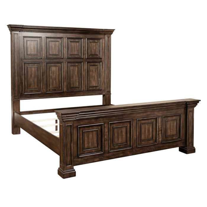 Big Valley King Panel Bed - Furniture 4 Less (Jacksonville, NC)