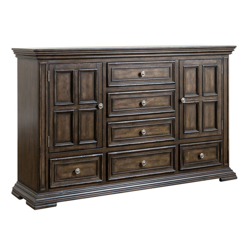 Big Valley 2 Door 6 Drawer Dresser - Furniture 4 Less (Jacksonville, NC)