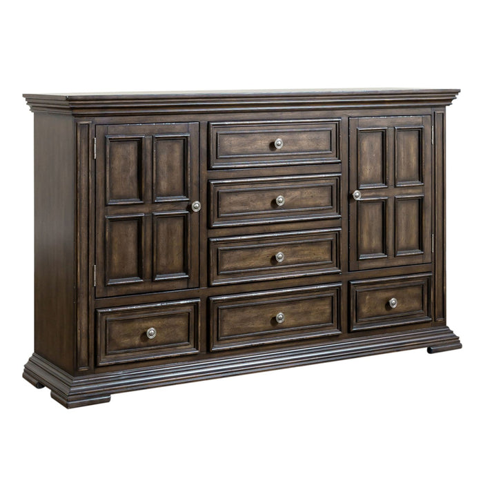Big Valley 2 Door 6 Drawer Dresser - Furniture 4 Less (Jacksonville, NC)