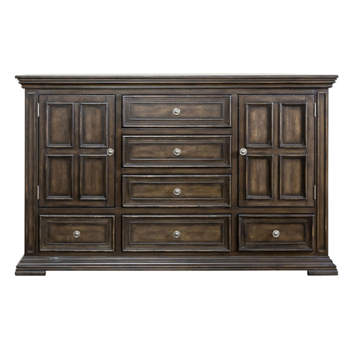 Big Valley 2 Door 6 Drawer Dresser - Furniture 4 Less (Jacksonville, NC)