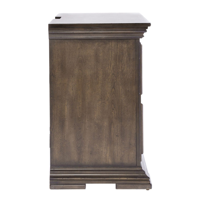 Big Valley 2 Drawer Night Stand w/ Charging Station - Furniture 4 Less (Jacksonville, NC)