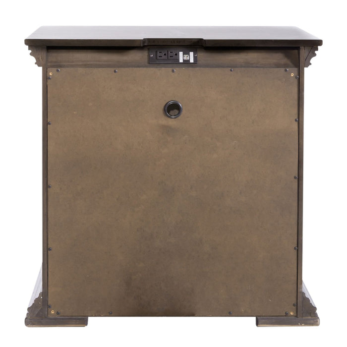 Big Valley 2 Drawer Night Stand w/ Charging Station - Furniture 4 Less (Jacksonville, NC)