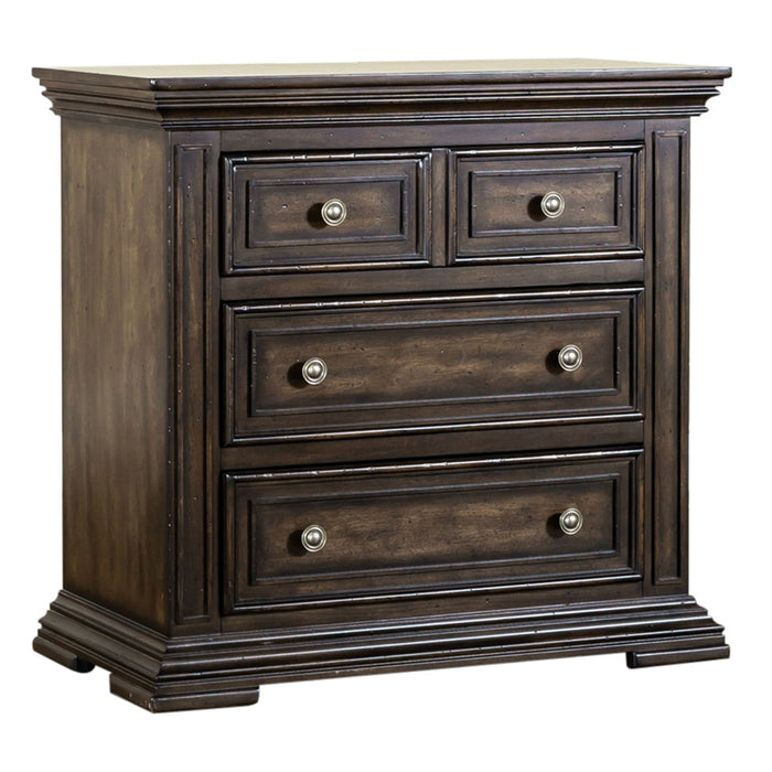 Big Valley Bedside Chest w/ Charging Station - Furniture 4 Less (Jacksonville, NC)