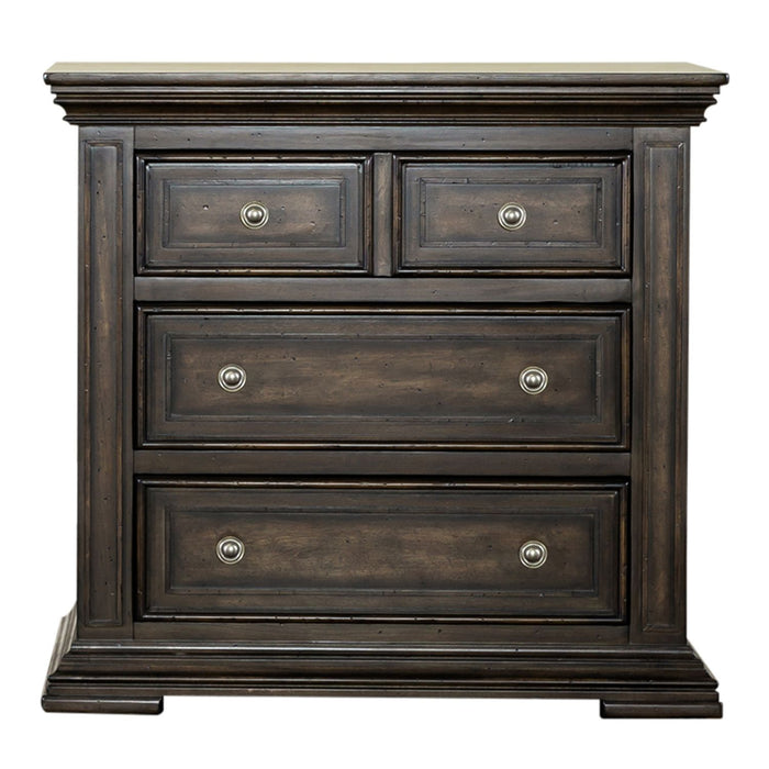 Big Valley Bedside Chest w/ Charging Station - Furniture 4 Less (Jacksonville, NC)