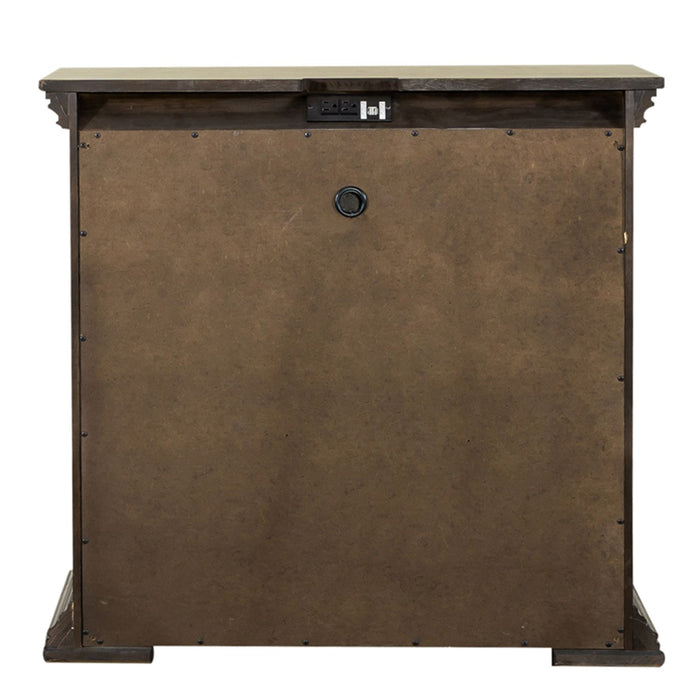 Big Valley Bedside Chest w/ Charging Station - Furniture 4 Less (Jacksonville, NC)