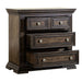 Liberty Furniture Big Valley Bedside Chest w/ Charging Station in Brownstone - Furniture 4 Less (Jacksonville, NC)