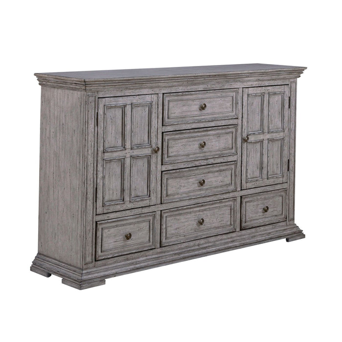 Big Valley 2 Door 6 Drawer Dresser - Furniture 4 Less (Jacksonville, NC)