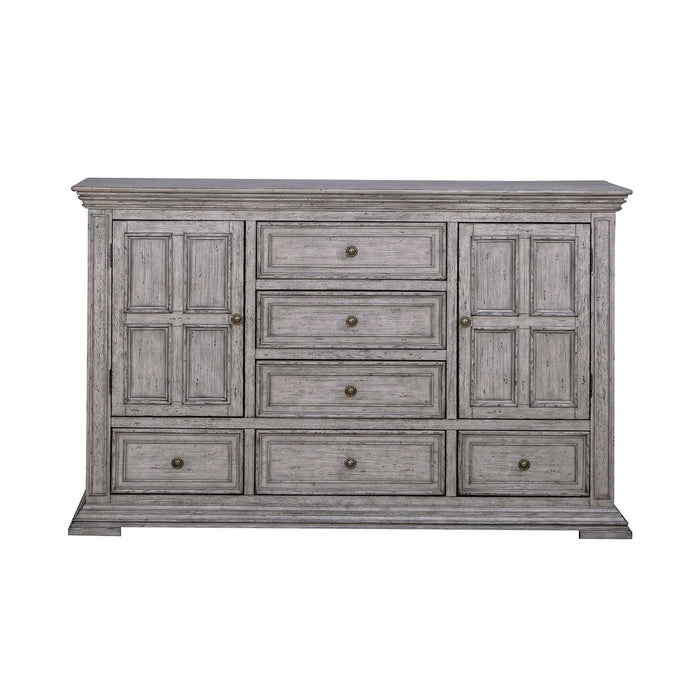 Big Valley 2 Door 6 Drawer Dresser - Furniture 4 Less (Jacksonville, NC)