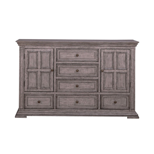 Liberty Furniture Big Valley Dresser in Graystone - Furniture 4 Less (Jacksonville, NC)
