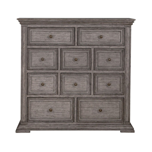 Liberty Furniture Big Valley 10 Drawer Chesser in Graystone - Furniture 4 Less (Jacksonville, NC)