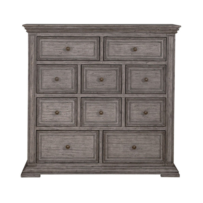 Liberty Furniture Big Valley 10 Drawer Chesser in Graystone - Furniture 4 Less (Jacksonville, NC)