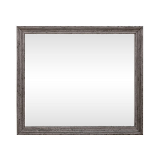 Liberty Furniture Big Valley Mirror in Graystone - Furniture 4 Less (Jacksonville, NC)