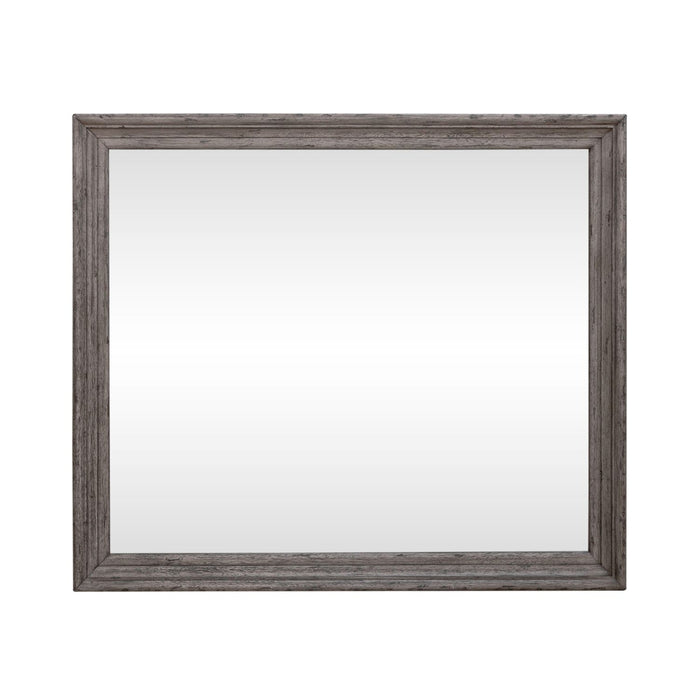 Liberty Furniture Big Valley Mirror in Graystone - Furniture 4 Less (Jacksonville, NC)