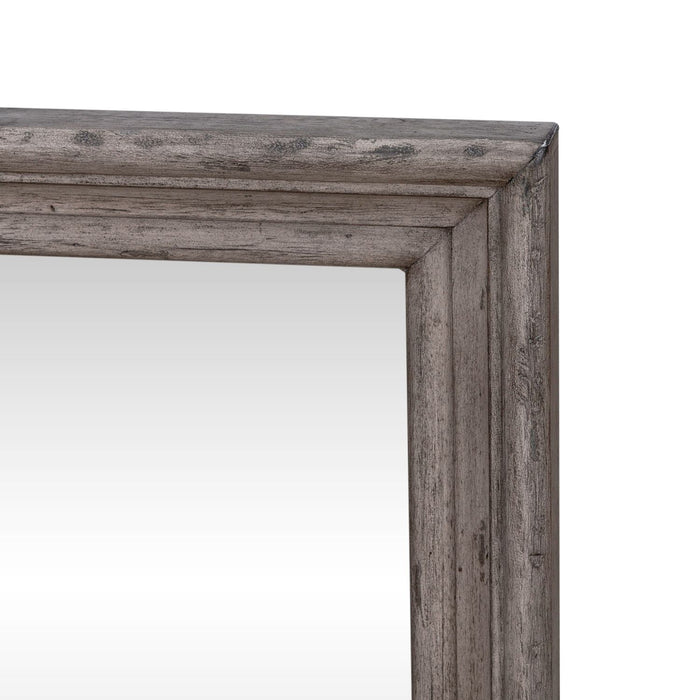 Liberty Furniture Big Valley Mirror in Graystone - Furniture 4 Less (Jacksonville, NC)