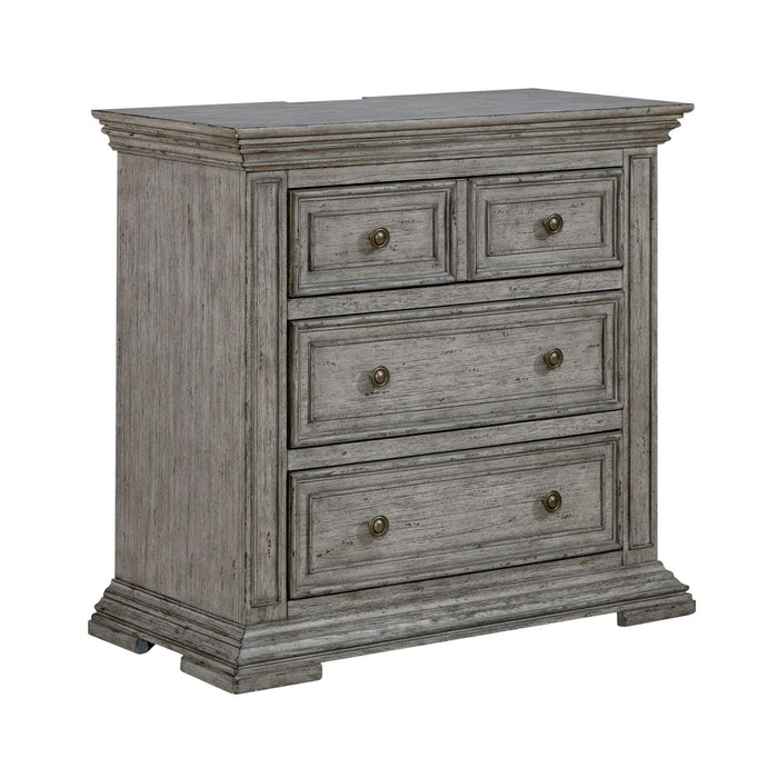 Big Valley Bedside Chest w/ Charging Station - Furniture 4 Less (Jacksonville, NC)
