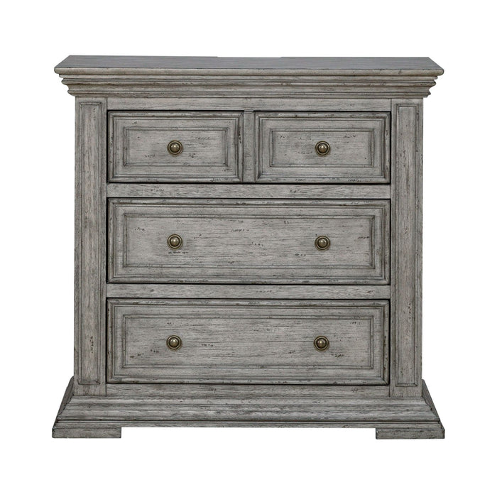 Big Valley Bedside Chest w/ Charging Station - Furniture 4 Less (Jacksonville, NC)