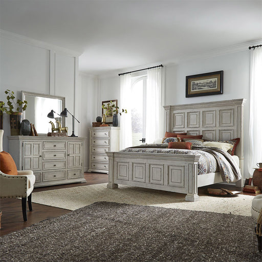 Liberty Furniture Big Valley 5 Drawer Chest in Whitestone - Furniture 4 Less (Jacksonville, NC)