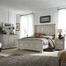 Liberty Furniture Big Valley Cal King Panel Bed in Whitestone - Furniture 4 Less (Jacksonville, NC)