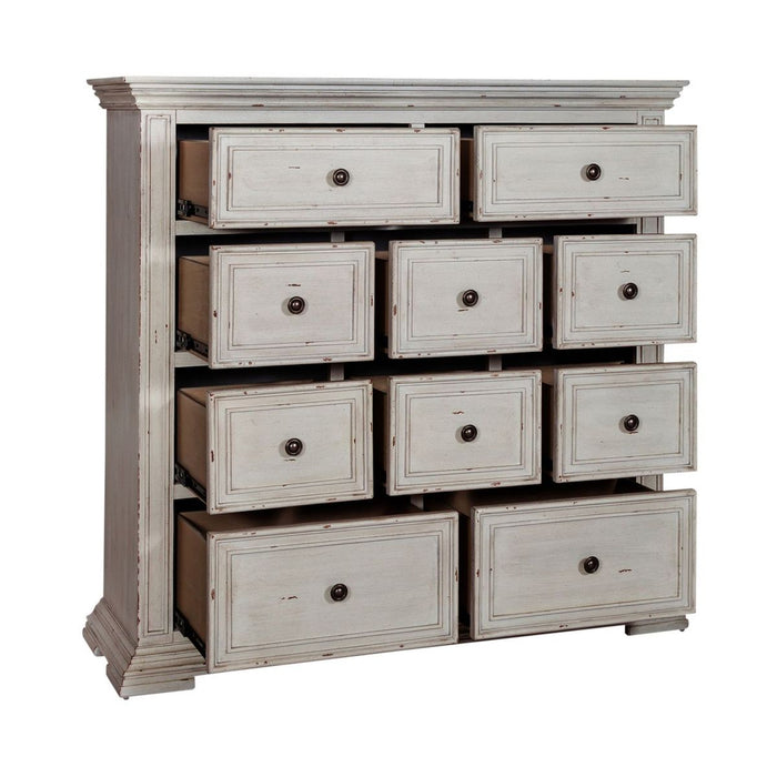 Liberty Furniture Big Valley 10 Drawer Chesser in Whitestone - Furniture 4 Less (Jacksonville, NC)