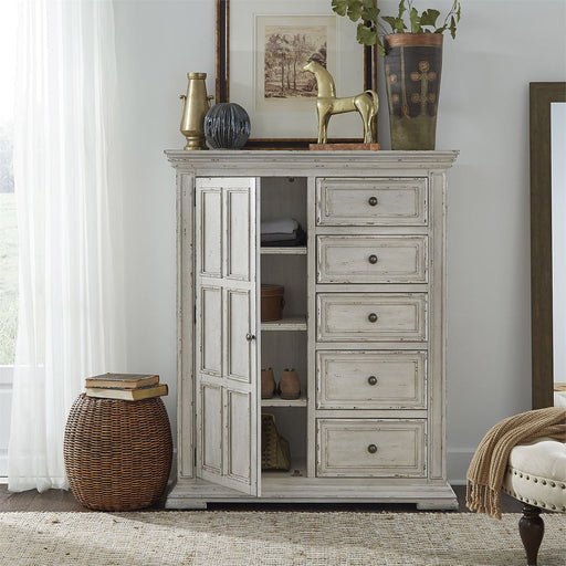 Liberty Furniture Big Valley Door Chest in Whitestone - Furniture 4 Less (Jacksonville, NC)