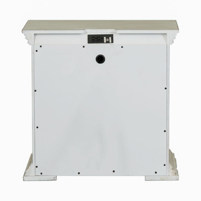 Big Valley 2 Drawer Night Stand w/ Charging Station - Furniture 4 Less (Jacksonville, NC)