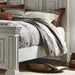 Liberty Furniture Big Valley Cal King Panel Bed in Whitestone - Furniture 4 Less (Jacksonville, NC)