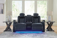 Fyne-Dyme Power Reclining Loveseat with Console - Furniture 4 Less (Jacksonville, NC)