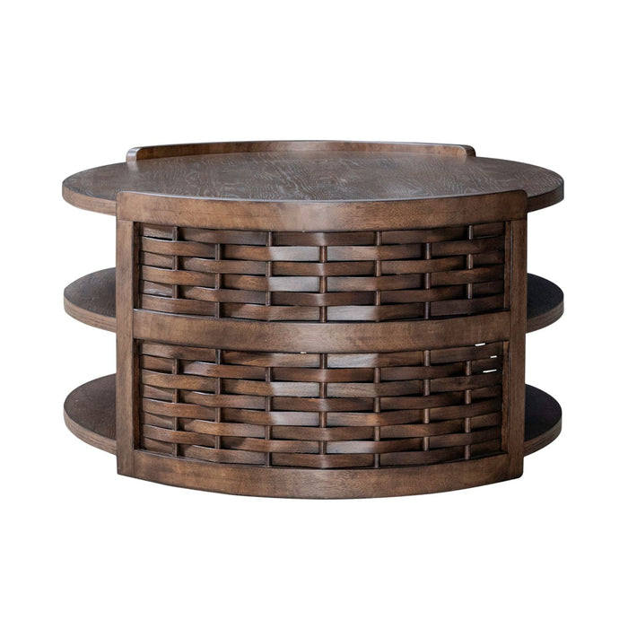 Warren Park Oval Cocktail Table - Furniture 4 Less (Jacksonville, NC)