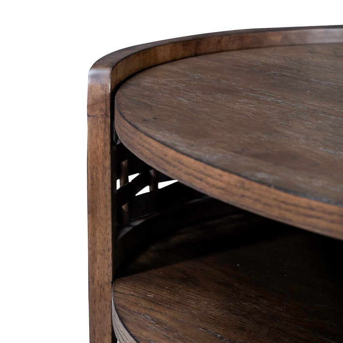 Warren Park Oval Cocktail Table - Furniture 4 Less (Jacksonville, NC)