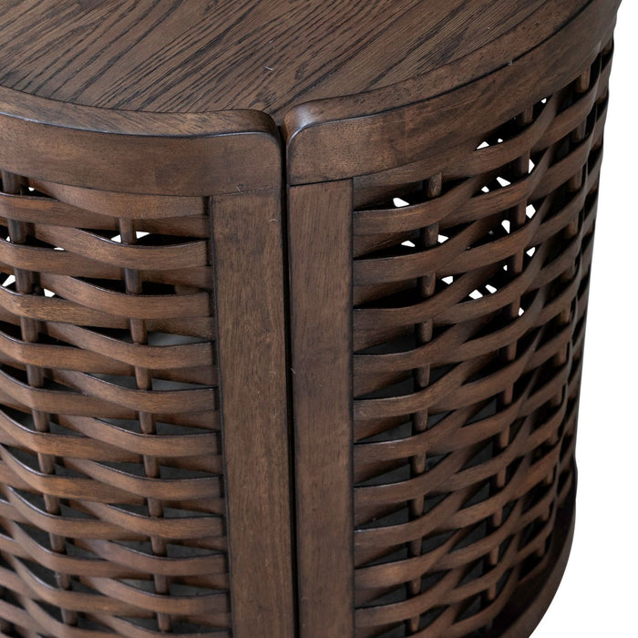 Warren Park Round End Table - Furniture 4 Less (Jacksonville, NC)