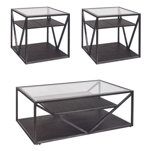 Arista 3 Piece Set (1-Cocktail 2-End Tables) - Furniture 4 Less (Jacksonville, NC)