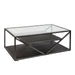 Arista Rectangular Cocktail Table in Cobblestone Brown - Furniture 4 Less (Jacksonville, NC)