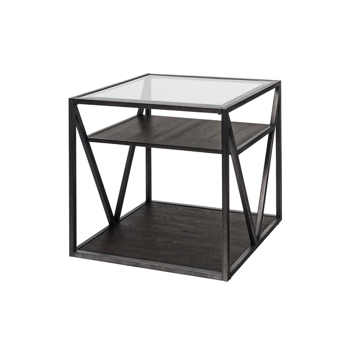 Arista End Table in Cobblestone Brown - Furniture 4 Less (Jacksonville, NC)