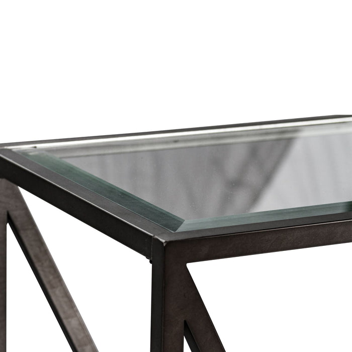 Arista End Table in Cobblestone Brown - Furniture 4 Less (Jacksonville, NC)