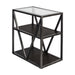 Arista Chair Side Table in Cobblestone Brown - Furniture 4 Less (Jacksonville, NC)