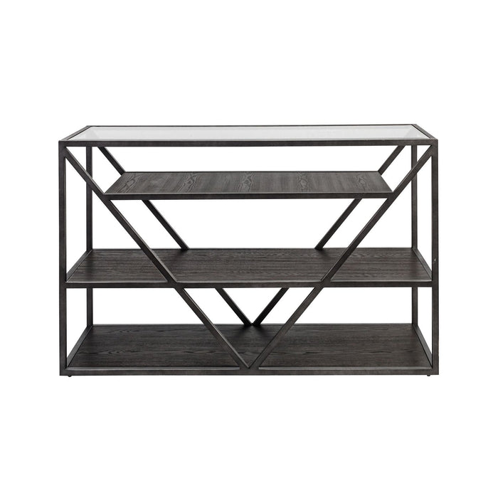 Arista Sofa Table in Cobblestone Brown - Furniture 4 Less (Jacksonville, NC)