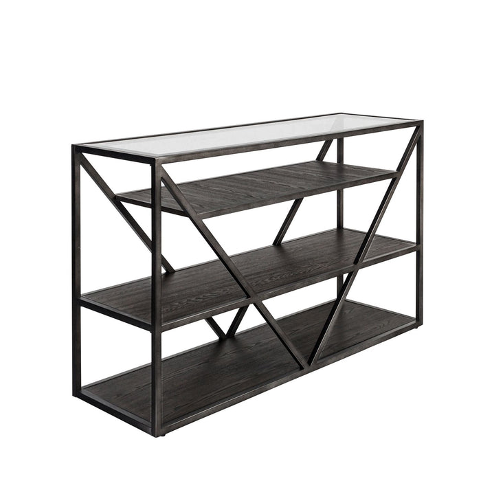 Arista Sofa Table in Cobblestone Brown - Furniture 4 Less (Jacksonville, NC)