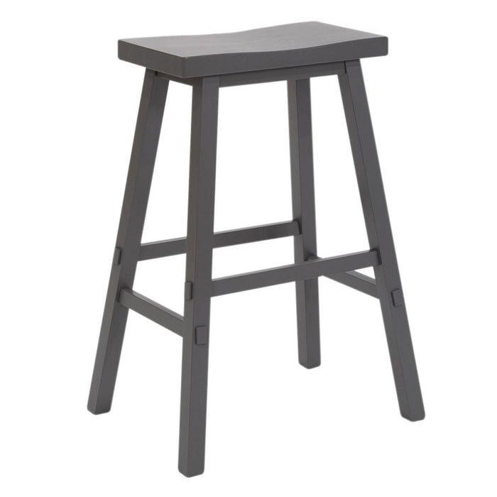 Liberty Furniture Creations II 30 Inch Sawhorse Stool in Gray (Set of 2) - Furniture 4 Less (Jacksonville, NC)
