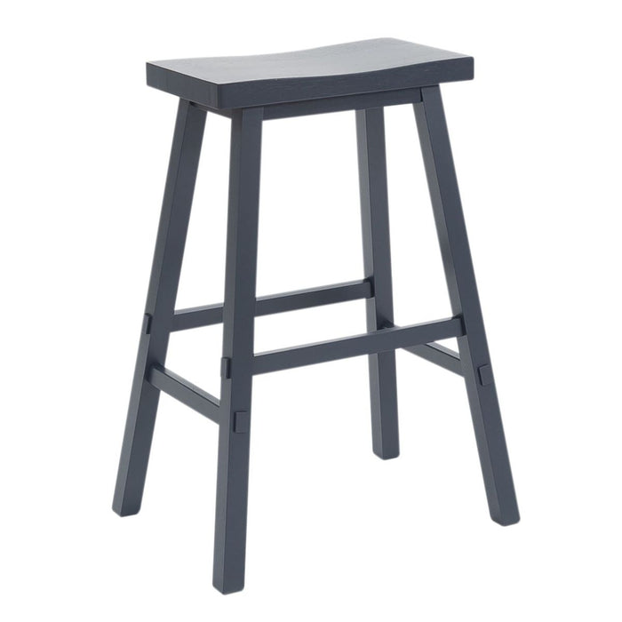Liberty Furniture Creations II 30 Inch Sawhorse Stool in Navy (Set of 2) - Furniture 4 Less (Jacksonville, NC)