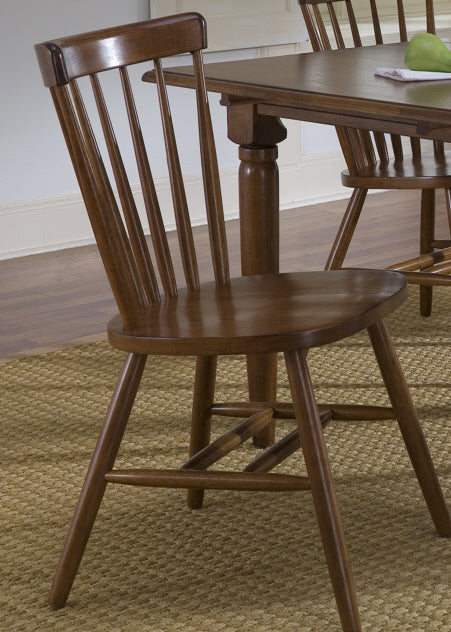 Liberty Furniture Creations II Copenhagen Side Chair in Tobacco Finish (Set of 2) - Furniture 4 Less (Jacksonville, NC)