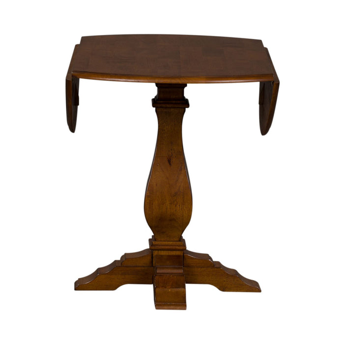 Creations Round Drop Leaf Table - Furniture 4 Less (Jacksonville, NC)