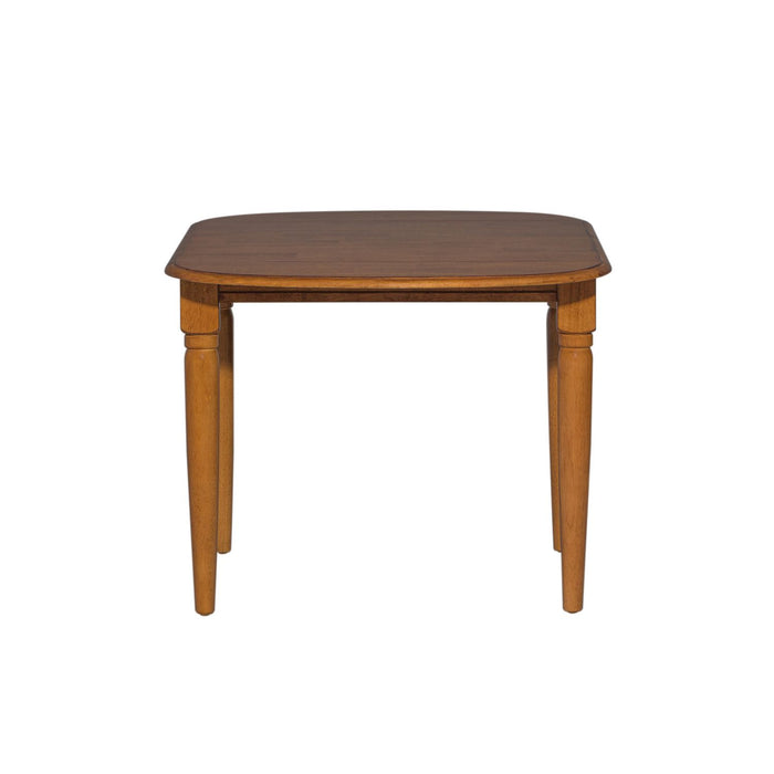 Creations II Drop Leaf Table in Tobacco Finish - Furniture 4 Less (Jacksonville, NC)