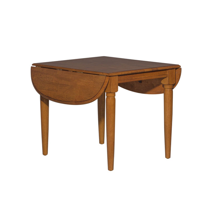 Creations II Drop Leaf Table in Tobacco Finish - Furniture 4 Less (Jacksonville, NC)