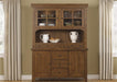 Liberty Furniture Hearthstone Buffet with Hutch in Rustic Oak - Furniture 4 Less (Jacksonville, NC)