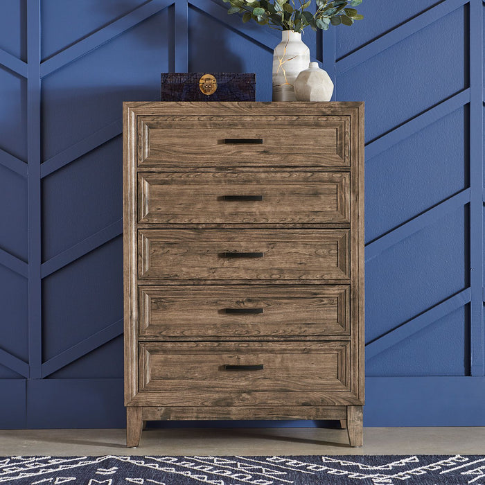 Ridgecrest King California Panel Bed, Dresser & Mirror, Chest - Furniture 4 Less (Jacksonville, NC)