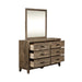 Ridgecrest Dresser & Mirror - Furniture 4 Less (Jacksonville, NC)